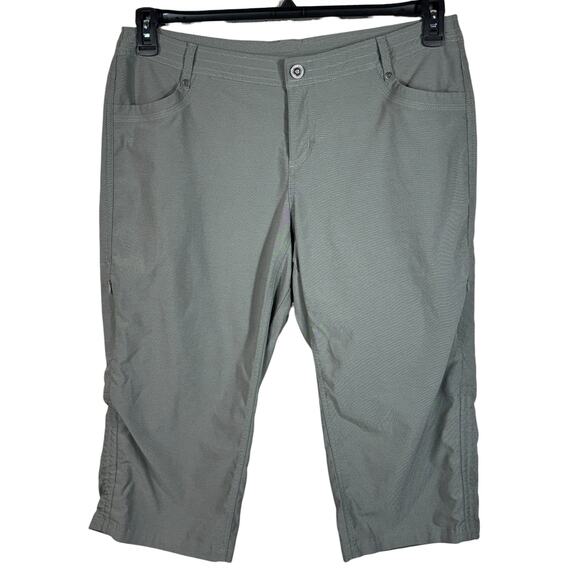 Kuhl Pants - Kuhl SZ 16 Trekr Kapri Hiking Capris Pants Stretch Zip-Fly Zip Pockets Mid-Rise